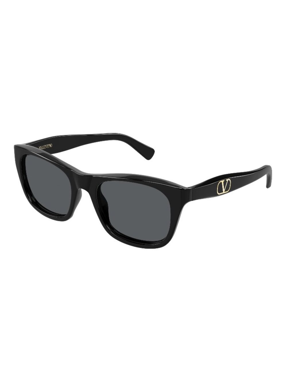 New Valentino Women's Sunglasses Black Grey Lens Acetate Frame VG0013SK 001 55